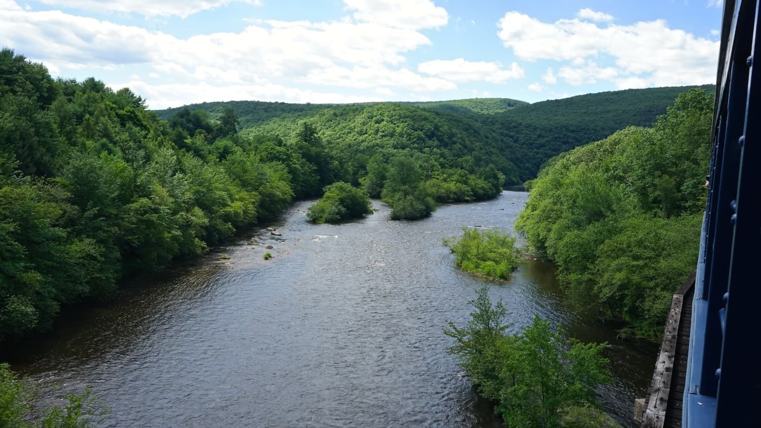 The Lehigh River from the scenic railroad