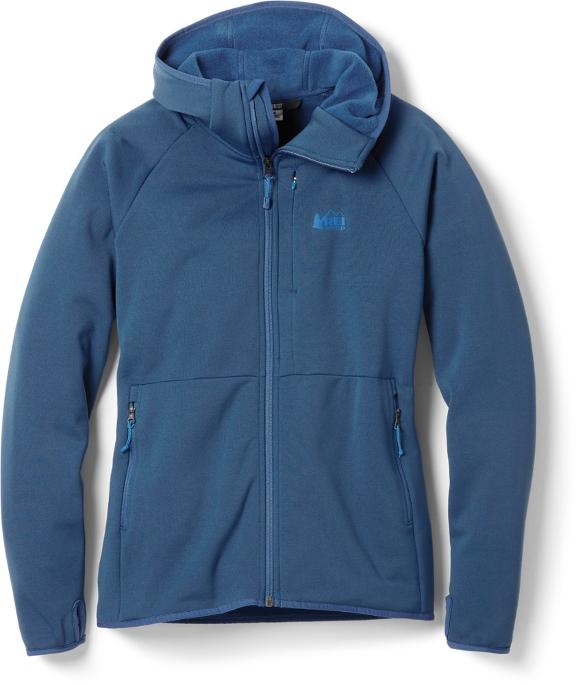 Take comfort in the camp with REI Hyperaxis Fleece, which is sold at the REI Labor Day sale.