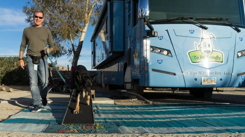 Tips for choosing and using a dog ramp for RV GoPetFriendly.com
