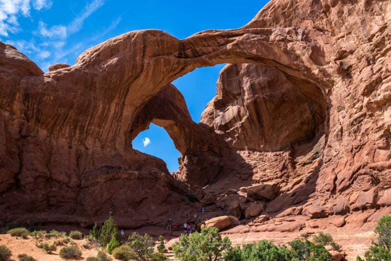 Double Arch in Arches National Park - Moab, Utah