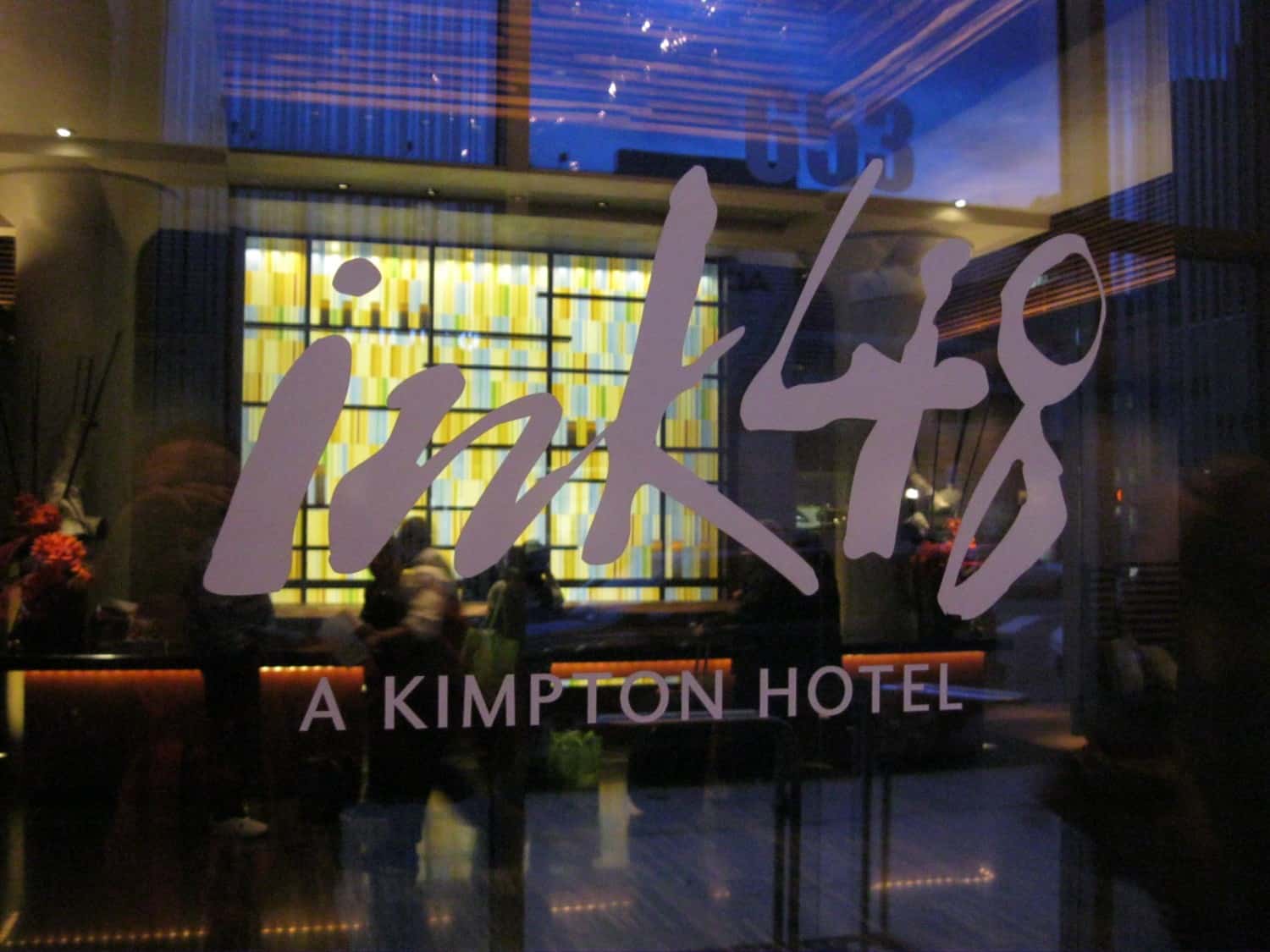 Ink 48 in New York - Kimpton Hotel.  One of the hotel chains for pets, where pets stay for free!