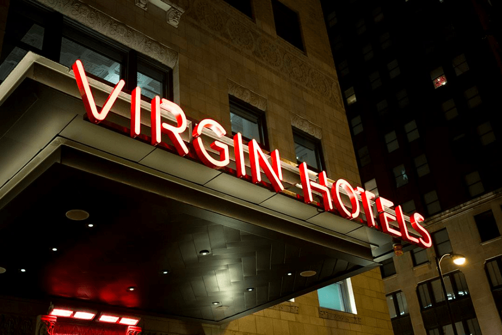 Virgin Hotel in Chicago, Illinois - one of the hotel chains for pets, where pets stay for free!